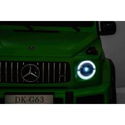 Mercedes G63 AMG XXL Vert Mat 2 places, voiture électrique pour enfant, 2 x 24 volts 7Ah - 4 moteurs