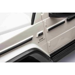 Mercedes G63 AMG XXL Blanc 2 places voiture électrique pour enfant, 2 x 24 volts 7Ah - 4 moteurs