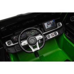 Mercedes G63 AMG XXL Blanc 2 places voiture électrique pour enfant, 2 x 24 volts 7Ah - 4 moteurs