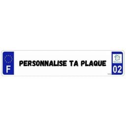 Personnalisez la voiture électrique de votre enfant avec sa propre plaque d'immatriculation !