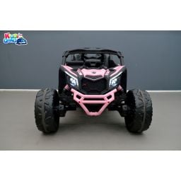 Buggy Can-Am "Maverick" 24 Volts électrique enfant Rose Version 1 place, buggy électrique enfant 24 Volts 7 Ah, 4 moteurs