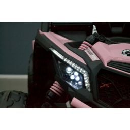 Buggy Can-Am "Maverick" 24 Volts électrique enfant Rose Version 1 place, buggy électrique enfant 24 Volts 7 Ah, 4 moteurs