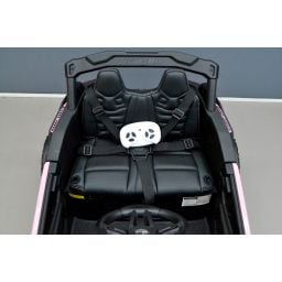 Buggy Can-Am "Maverick" 24 Volts électrique enfant Rose Version 1 place, buggy électrique enfant 24 Volts 7 Ah, 4 moteurs