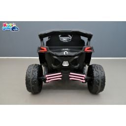 Buggy Can-Am "Maverick" 24 Volts électrique enfant Rose Version 1 place, buggy électrique enfant 24 Volts 7 Ah, 4 moteurs