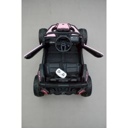 Buggy Can-Am "Maverick" 24 Volts électrique enfant Rose Version 1 place, buggy électrique enfant 24 Volts 7 Ah, 4 moteurs