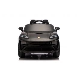Porsche Macan Noir Métallisée, voiture électrique enfant, 24 Volts - 2 moteurs