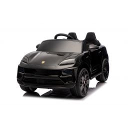 Porsche Macan Noir Métallisée, voiture électrique enfant, 24 Volts - 2 moteurs