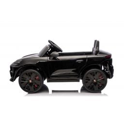 Porsche Macan Noir Métallisée, voiture électrique enfant, 24 Volts - 2 moteurs