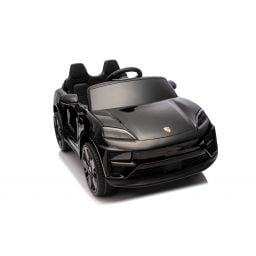 Porsche Macan Noir Métallisée, voiture électrique enfant, 24 Volts - 2 moteurs
