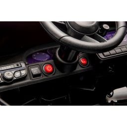 Porsche Macan Noir Métallisée, voiture électrique enfant, 24 Volts - 2 moteurs