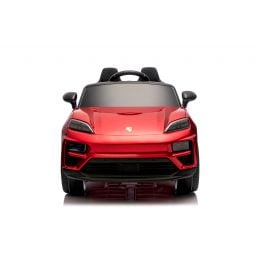 Porsche Macan Rouge Métallisée, voiture électrique enfant, 24 Volts - 2 moteurs