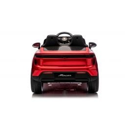 Porsche Macan Rouge Métallisée, voiture électrique enfant, 24 Volts - 2 moteurs