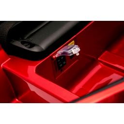 Porsche Macan Rouge Métallisée, voiture électrique enfant, 24 Volts - 2 moteurs