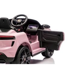 Porsche Macan Rose, voiture électrique enfant, 24 Volts - 2 moteurs