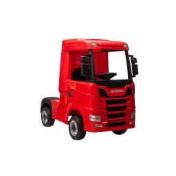 Scania R500 rouge 2 x 12V, camion électrique enfant 12 volts télécommande parentale 2.4 Ghz, 12V 14Ah, 4 