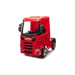 Scania R500 rouge 2 x 12V, camion électrique enfant 12 volts télécommande parentale 2.4 Ghz, 12V 14Ah, 4 