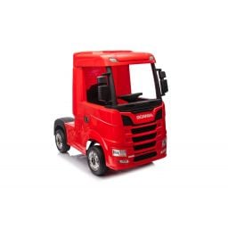 Scania R500 rouge 2 x 12V, camion électrique enfant 12 volts télécommande parentale 2.4 Ghz, 12V 14Ah, 4 
