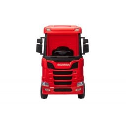 Scania R500 rouge 2 x 12V, camion électrique enfant 12 volts télécommande parentale 2.4 Ghz, 12V 14Ah, 4 