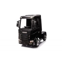 Scania R500 noir métallisé 2 x 12V, camion électrique enfant 12 volts télécommande parentale 2.4 Ghz, 12V 14Ah, 4 