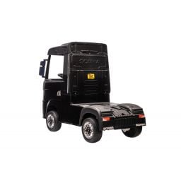 Scania R500 noir métallisé 2 x 12V, camion électrique enfant 12 volts télécommande parentale 2.4 Ghz, 12V 14Ah, 4 