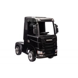 Scania R500 noir métallisé 2 x 12V, camion électrique enfant 12 volts télécommande parentale 2.4 Ghz, 12V 14Ah, 4 