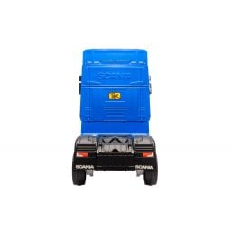 Scania R500 bleu 2 x 12V, camion électrique enfant 12 volts télécommande parentale 2.4 Ghz, 12V 14Ah, 4 