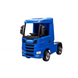 Scania R500 bleu 2 x 12V, camion électrique enfant 12 volts télécommande parentale 2.4 Ghz, 12V 14Ah, 4 