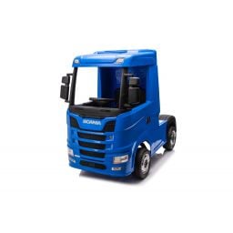 Scania R500 bleu 2 x 12V, camion électrique enfant 12 volts télécommande parentale 2.4 Ghz, 12V 14Ah, 4 