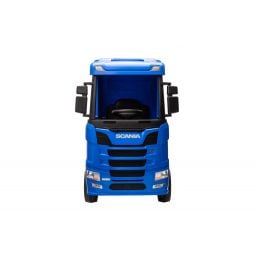 Scania R500 bleu 2 x 12V, camion électrique enfant 12 volts télécommande parentale 2.4 Ghz, 12V 14Ah, 4 