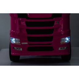 Scania R500 bleu 2 x 12V, camion électrique enfant 12 volts télécommande parentale 2.4 Ghz, 12V 14Ah, 4 
