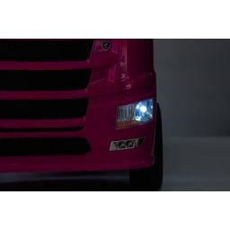 Scania R500 blanc 2 x 12V, camion électrique enfant 12 volts télécommande parentale 2.4 Ghz, 12V 14Ah, 4 