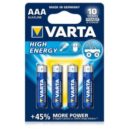 Piles VARTA AAA High Energy LR03 1,5V