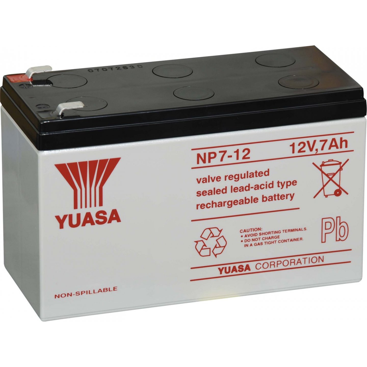 Pack batterie YUASA 12V 7Ah + Chargeur de Batterie 12 Volts +