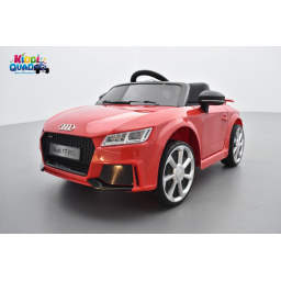 Audi TT RS Roadster 12 volts Rouge Catalunya, voiture électrique enfant télécommande parentale 2.4 GHZ, 12 volts, 2 moteurs