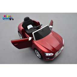 Audi S5 Coupé TFSI 12 volts Rouge Tango, voiture electrique enfant télécommande parentale 2.4 GHZ, 12 volts, 2 moteurs