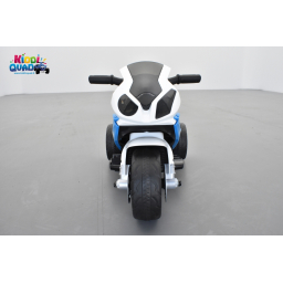 BMW S1000 RR bleu, tricycle électrique pour enfant 6 volts
