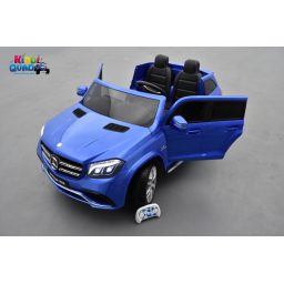 Mercedes GLS 63 4Matic AMG Bleu, voiture électrique pour enfant, 12Volts - 4 moteurs