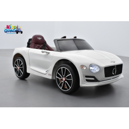 Bentley Expérimental Blanc, Voiture électrique pour enfant, 12Volts - 2 moteurs
